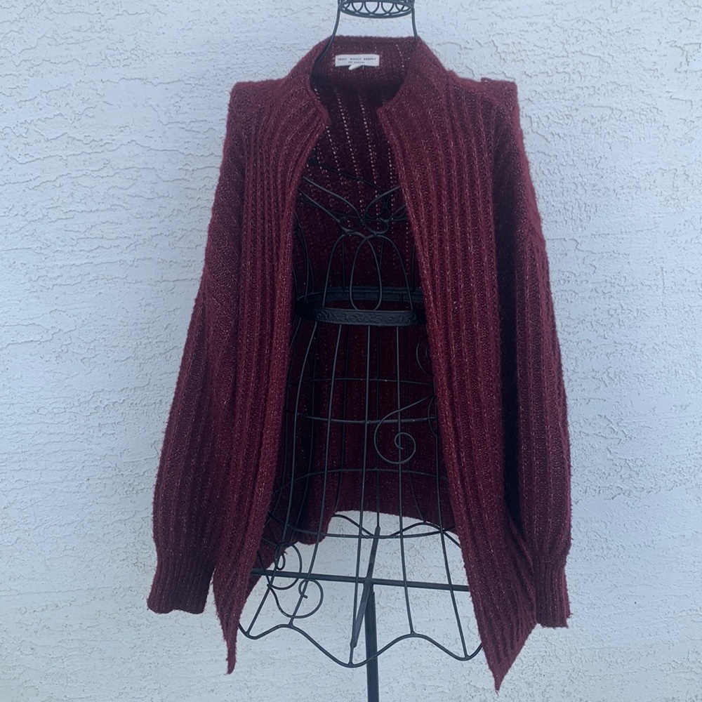 Truly Madly Deeply Los Angeles Open Front Sweater Cardigan